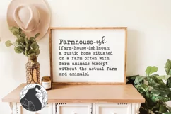 Farmhouse-ish Definition SVG, Farmhouse SVG Product Image 1