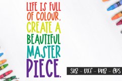 Life Is Full of Colour - Art quotes Product Image 1