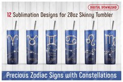 Big Bundle. 12 Zodiac Signs designs for 20oz SKINNY TUMBLER. Product Image 1