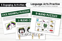 March Busy Bins, Language Arts Activities, Editable! Product Image 2