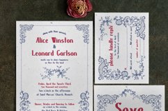 Embroidery Wedding Invitation Suite Product Image 1