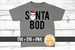 Santa Bod - Christmas SVG File - Dad Svg - Funny Svg File Product Image 1