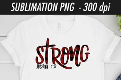 Strong | Sublimation | Joshua 1-9 | Faith Christian Bible Product Image 2