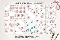 Rose Heather Floral Watercolor Seamless Patterns Flowers Product Image 2