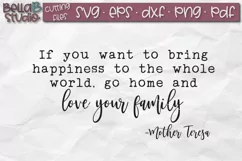 Mother Teresa SVG, If You Want To Bring Happiness SVG Product Image 2