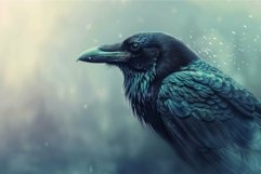 Mystical raven in misty ambiance Product Image 1