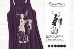 Love Couple SVG | Dancing Boy & Girl SVG Product Image 1