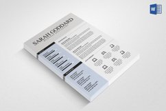 My Clean Resume/CV Set with MS Word Product Image 3