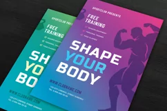 Fitness & Gym Sports Flyer Template Product Image 4