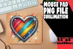 RADIANT mouse mat PNG Inspiration, Heart Product Image 1