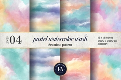 Pastel Watercolor Wash | Soft Abstract Texture Product Image 1