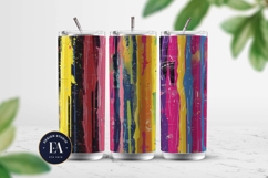 Neon Crayon Drip Texture | Bright Dripping Crayon Pattern Product Image 2