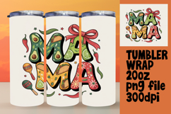 20oz Sublimation Template for Creatives , Mama Product Image 1