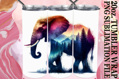 Gentle Breezes 20oz tumbler wrap, Animals Art Product Image 1