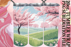 ENCHANTING GIFT 20oz TUMBLER WRAP, Spring Product Image 1