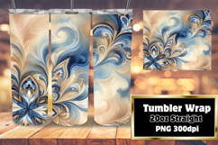 20oz Tumbler Design for Home Decor , Watercolor Patter Product Image 1