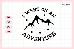 Funny Pet Tag Saying SVG | I Went On An Adventure Product Image 3