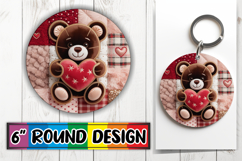 Enchanted Car Coaster Circle, Valenines Animals Product Image 1