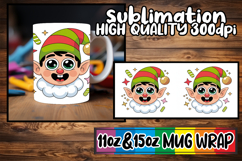 Unique sunsets 11oz 15oz sublimation wrap, Cute Christmas Product Image 1