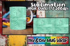 Timeless Classy 3D Puff Pattern Mug Wrap 11oz 15oz Product Image 1