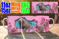 Mug Wrap - 3D Animals Spring Sublimation Product Image 1