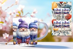 Gingerbread Man Design Mug 11oz/15oz Holiday Wrap Product Image 1