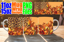 Magical moments 11oz 15oz sublimation wrap, Leopard Prints Product Image 1