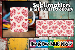 Wholesome escapes 11oz 15oz sublimation wrap, Valentine's Pa Product Image 1
