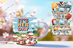 Eye-Catching 15oz Mug Wrap Png , Girl Quote Product Image 1