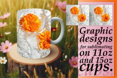 Lily Breeze: Sublimation Art Mug Wrap 11oz 15oz Product Image 1