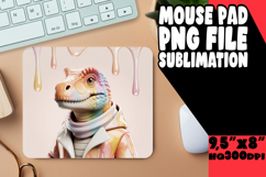 CHEERFUL mouse MAT Gift Inspiration, Cute Dino Product Image 1