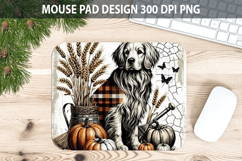 Dog Mouse pad Sublimation - Thanksgiving PNG Design Product Image 1