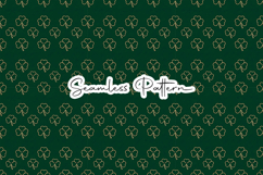 Gold Clover Grid Seamless Set - Leprechaun &amp; Clovers Product Image 8