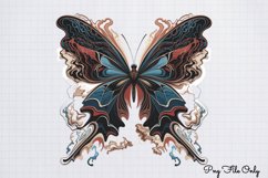 Smoke Butterflies Clipart PNG Product Image 1