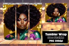 Afro Glamour 3D Tumbler Portrait 20oz Product Image 1