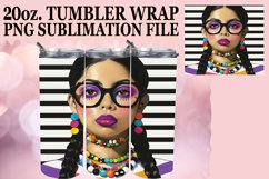 Melanin Muse: Portrait Tumbler Wrap, 20oz Product Image 1
