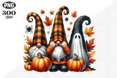 Halloween Gnomes Sublimation - Clipart PNG Design Product Image 1