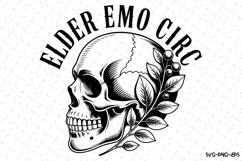 Elder Emo Circ Svg | Halloween Svg | Svg Cut Files Product Image 1