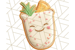Summer Cookie Character PNG, Cute Beach Clipart Tropical Png Product Image 4