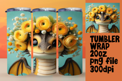 Creative 20oz Tumbler Template , Dragon Product Image 1