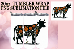 Joyful Reflections 20oz tumbler wrap, Flower Animals Product Image 1