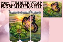 Gorgeous Glitter Butterfly Wraps for 20oz Tumblers Product Image 1