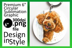Dog Lover's Whimsical Circle Joyful Charm Sublimation Mug Product Image 1