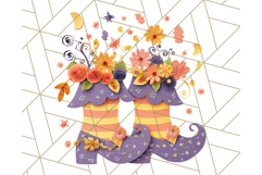 Kawaii Halloween Clipart Cute Kids and Candy Elements Png Product Image 4