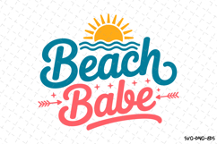 Beach Babe svg | Summer Svg | Svg Cut Files Product Image 1