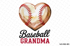 Baseball Grandma svg | Baseball svg | Svg Files Product Image 1