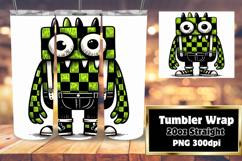 TRENDY 20oz Tumbler Design for DIY , Monster Product Image 1