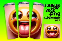 BEAUTIFUL 20oz Tumbler Design for Gifts , 3D Emoji Product Image 1