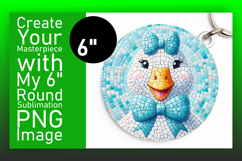 Artistic Round Design Sublimation PNG , Goose Product Image 1