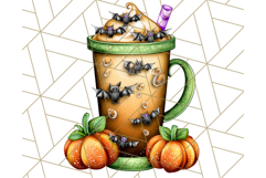 Ghost Café PNG Clipart, Cute Ghost Baristas Halloween Treats Product Image 4